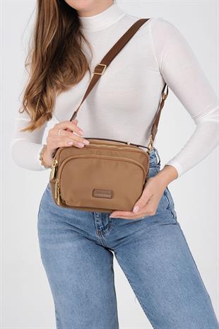 1221 Kadın Çapraz Çanta  Tütün-Kahve