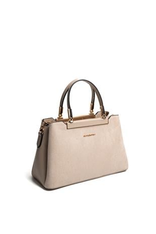 Silver & Polo SP913 Kadın El Çantası Süet Bej-Kum