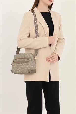 Silver & Polo Yeşil SP1201 Kadın Çapraz Çanta