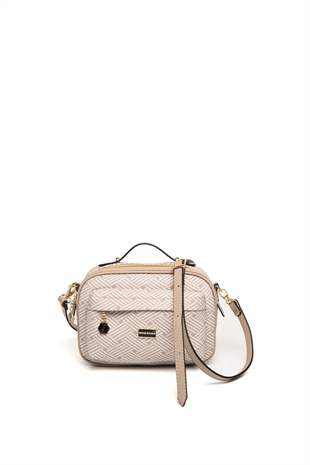 Silver & Polo SP1186 Kadın Çapraz Çanta Ç.Örgü Bej-Kum
