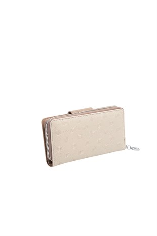 Silver Polo SP928 Kadın Cüzdan & Kartlık Fashion Bej-Latte