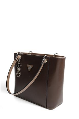 Silver Polo SP1176 Kadın Omuz Çantası Düz Kahve-Vizon