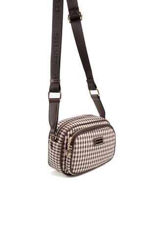Silver & Polo Kahve Sarı - Kahve SP1111 Kadın Çapraz Çanta
