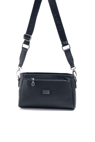 Silver & Polo SP1273 Kadın Çapraz Çanta Petek Siyah