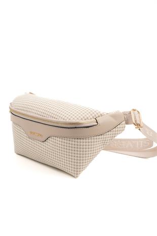 Silver & Polo Kum Bej SP1192 Kadın Bel Çantası