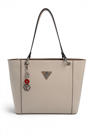 Silver Polo SP1176 Kadın Omuz Çantası Düz Bej-Latte