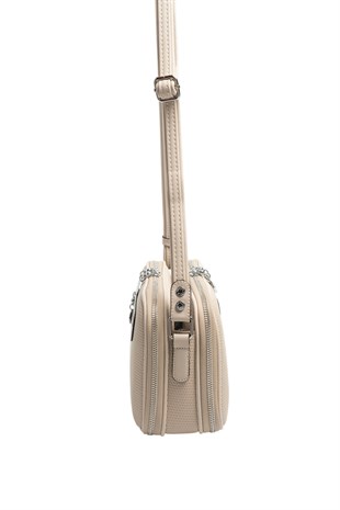 Silver & Polo SP899 Kadın Çapraz Çanta Petek Kum Beji-Kum Beji