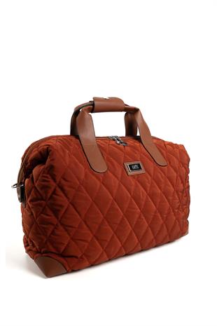 Silver & Polo Kiremit - Taba SP1141 Kadın Seyahat Çantası