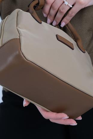 1224 Kadın El Çantası  Vizon-Camel