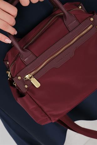 1219 Kadın El Çantası  Bordo