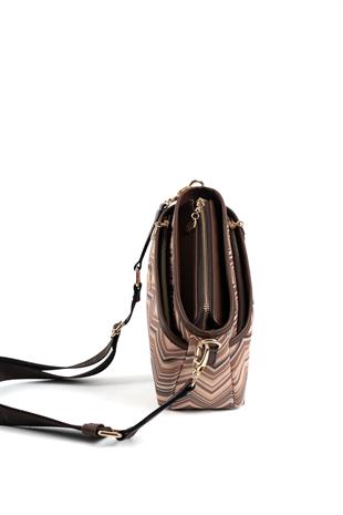 Silver & Polo Nut - Kahve SP1184 Kadın Çapraz Çanta