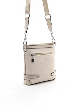 Silver & Polo SP1120 Kadın Çapraz Çanta Petek Bej-Bej