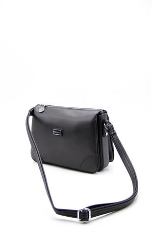 Silver & Polo SP784 Kadın Çapraz Çanta Düz Siyah