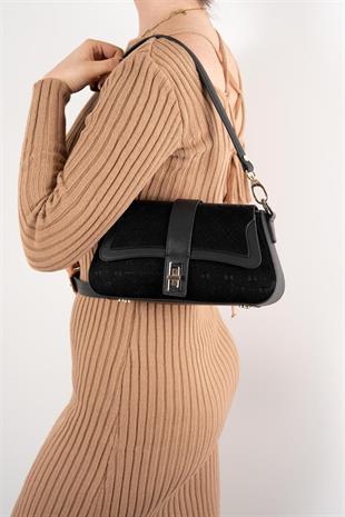 Silver Polo SP1177 Kadın Omuz Çantası Fashion Siyah-Siyah