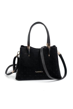 Silver & Polo SP1205 Kadın El Çantası Fashion Siyah-Siyah