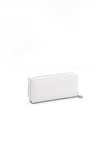 Silver & Polo SP846 Kadın Cüzdan & Kartlık Düz Beyaz