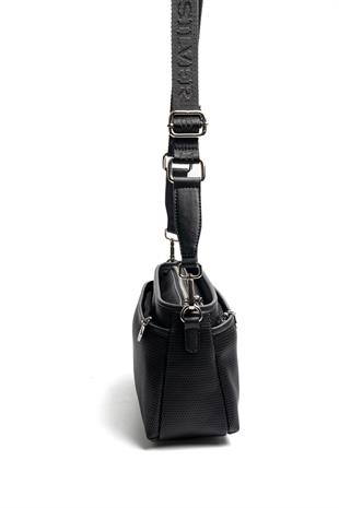 Silver & Polo SP1184 Kadın Çapraz Çanta Petek Siyah-Siyah