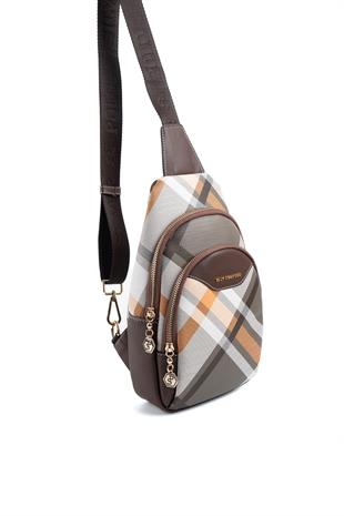 Silver & Polo Haki - Kahve SP959 Kadın Vücut Çantası