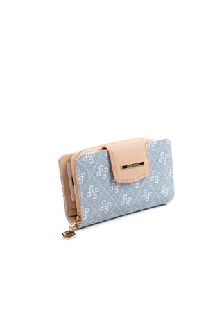 Silver & Polo Mavi - Ten SP1202 Kadın Cüzdan & Kartlık