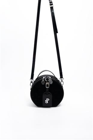 Silver & Polo SP1163 Kadın Çapraz Çanta Fashion Siyah-Rugan Siyah