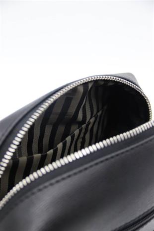 Silver Polo SP1038 Kadın Çapraz Çanta Düz Siyah-Siyah