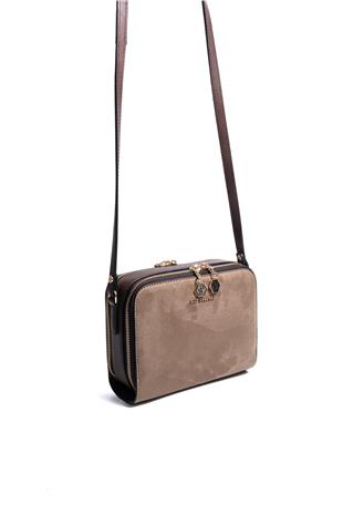 Silver & Polo SP888 Kadın Çapraz Çanta Süet Vizon-Kahve