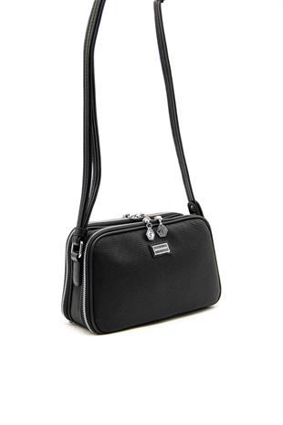 Silver & Polo SP899 Kadın Çapraz Çanta Petek Siyah