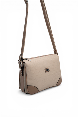 Silver & Polo SP784 Kadın Çapraz Çanta Fashion Bej-Latte