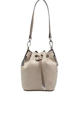Silver Polo SP1137 Kadın Omuz Çantası Fashion Bej-Latte