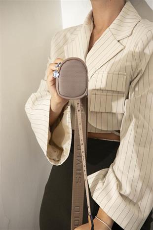 Silver & Polo SP1038 Kadın Çapraz Çanta Petek Kum-A.Taba