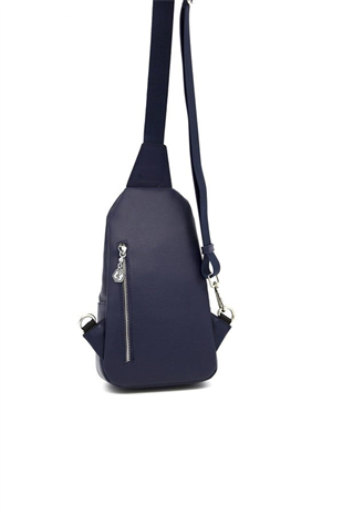 Silver & Polo SP959 Kadın Vücut Çantası Düz Lacivert