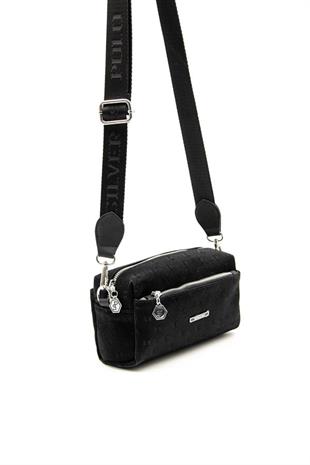 Silver Polo Siyah - Siyah Fashion Kadın Çapraz Çanta SP1142