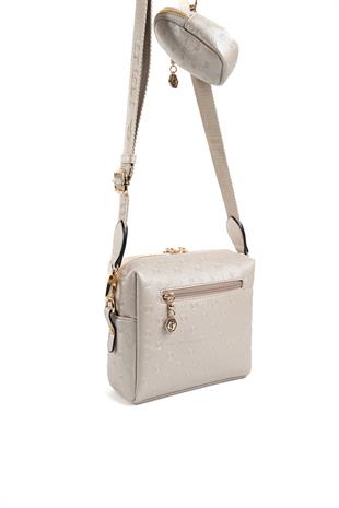 Silver & Polo Bej - S.Bej SP1038 Kadın Çapraz Çanta