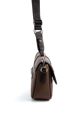 Silver & Polo Karamel - Kahve SP1182 Kadın Çapraz Çanta