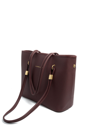 Silver Polo SP1239 Kadın Omuz Çantası Mini Rolax Bordo-Bordo