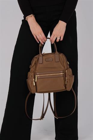 1211 Kadın Sırt Çantası  Tütün-Kahve