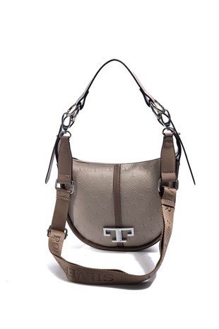 Silver Polo SP1270 Kadın Omuz Çantası Fashion Bej-Latte
