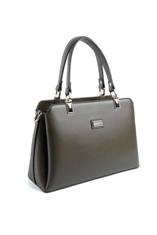 Silver & Polo SP972 Kadın El Çantası Düz Zeytuni