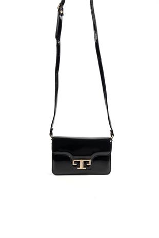 Silver & Polo Siyah Rugan SP1170 Kadın Çapraz Çanta