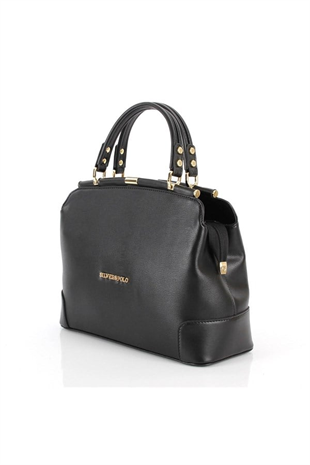 Silver & Polo SP706 Kadın El Çantası Düz Siyah-Siyah