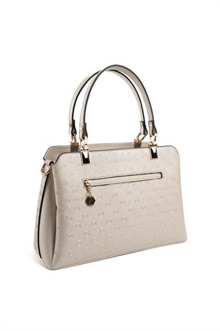 Silver & Polo Bej SP972 Kadın El Çantası