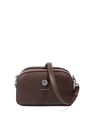 Silver & Polo SP745 Kadın Çapraz Çanta Petek Kahve