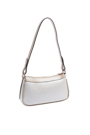 Silver & Polo SP1274 Kadın Çapraz Çanta Logolu Sedef-S.Nut
