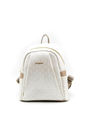 Silver & Polo SP926 Kadın Sırt Çantası Logolu Sedef-S.Nut