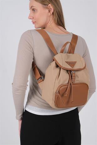 Silver & Polo SP1231 Kadın Sırt Çantası  Nut-Taba