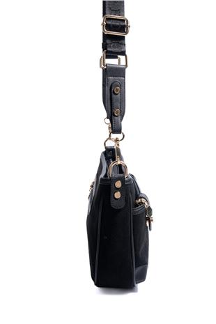 Silver & Polo SP1160 Kadın Çapraz Çanta Süet Siyah