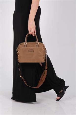 1217 Kadın El Çantası  Tütün-Kahve