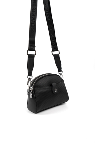 Silver & Polo SP1144 Kadın Çapraz Çanta Petek Siyah