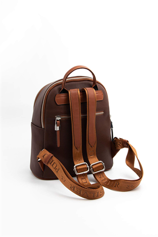 Silver & Polo SP901 Kadın Sırt Çantası Petek Kahve-Taba