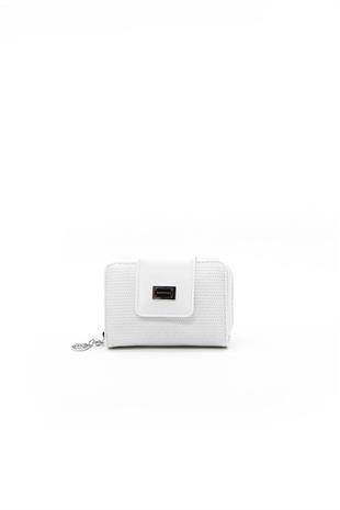 Silver & Polo SP935 Kadın Cüzdan & Kartlık Petek Beyaz